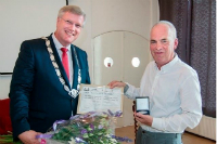 Deventer stadspenning voor Johan Kuiper